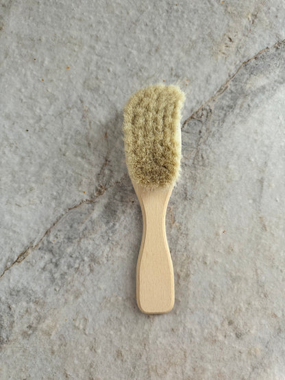 Szczotka dla niemowlaka, włosie z kozy