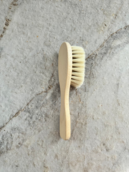 Szczotka dla niemowlaka, włosie z kozy