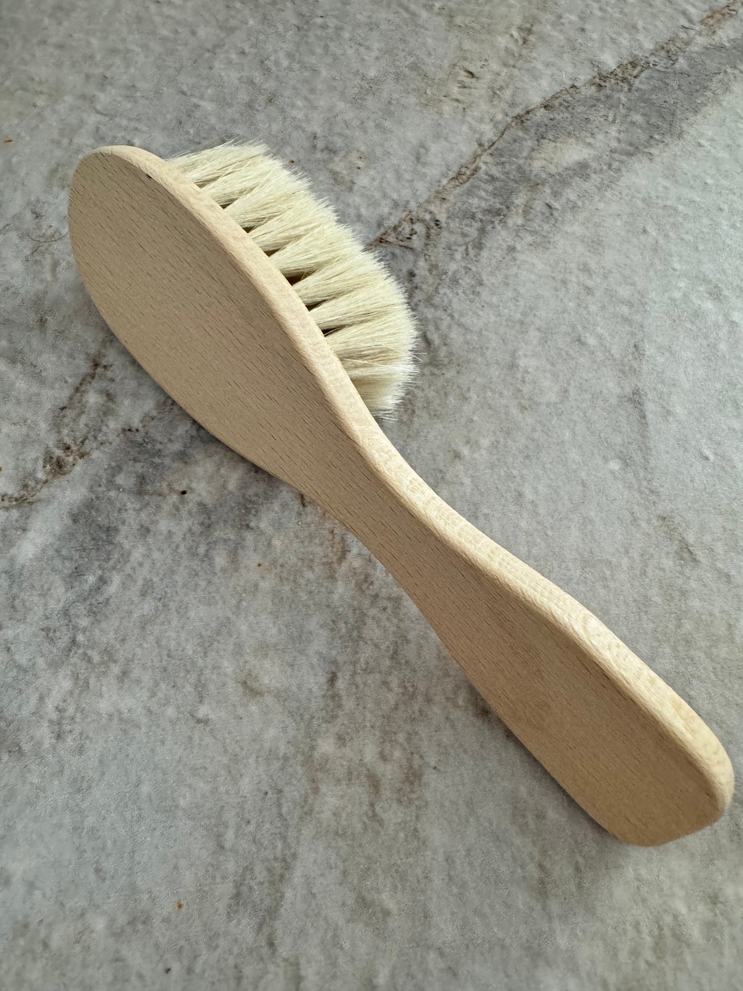 Szczotka dla niemowlaka, włosie z kozy